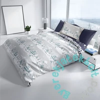 Karácsonyi mintás ágyneműhuzat szett - Téli táj