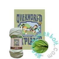 Minecraft polár takaró - Overworld Explorer (MNC-4158FB)