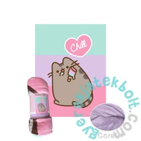 Pusheen cicás polár takaró - Chill (PUS-2573FB)