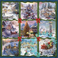 Alipson 1000 db-os puzzle - Christmas Nine Patch (50056)