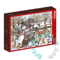 Alipson 500 db-os puzzle - Two Snowmen Winter Scene (50052)