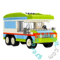 AlleBlox - CampingKit Kempingezés lakókocsival 343 db-os építőkocka játékszett (AB7002)