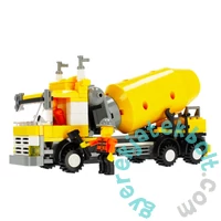 AlleBlox - ConstructionCrew Betonkeverő 216 db-os építőkocka játékszett (AB5005)