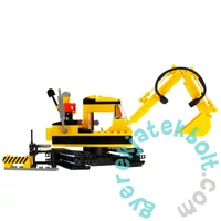 AlleBlox - ConstruczionCrew Lánctalpas kotrógép 264 db-os építőkocka játékszett (AB5007)