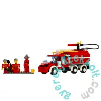 AlleBlox - Fire Brigade Tartályos tűzoltóautó 299 db-os építőkocka játékszett (AB1013)