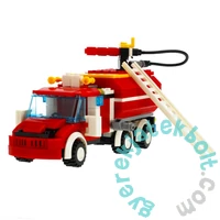 AlleBlox - Fire Brigade Tartályos tűzoltóautó 299 db-os építőkocka játékszett (AB1013)