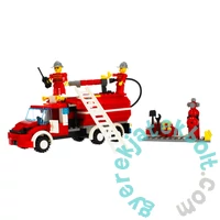 AlleBlox - Fire Brigade Tartályos tűzoltóautó 299 db-os építőkocka játékszett (AB1013)