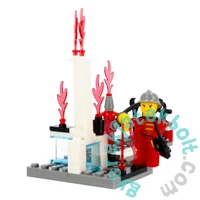 AlleBlox - Fire Brigade Tűzoltó, akcióban 99 db-os építőkocka játékszett (AB1006)