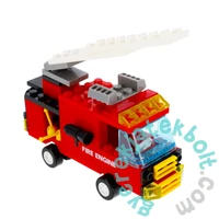 AlleBlox - Fire Brigade Tűzoltóállomás tűzoltóautókkal 245 db-os építőkocka játékszett (AB1011)