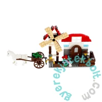 AlleBlox - Homestead Lovas tanya 183 db-os építőkocka játékszett (AB7003)