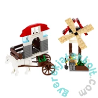 AlleBlox - Homestead Lovas tanya 183 db-os építőkocka játékszett (AB7003)