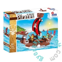 AlleBlox - Pirates Kalózhajó 204 db-os építőkocka játékszett (AB9010)