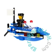 AlleBlox - Police Force Rendőrségi mentőcsónak 101 db-os építőkocka játékszett (AB2008)