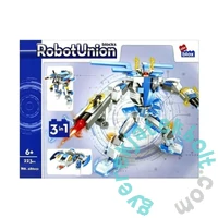 AlleBlox - Robot Union Robot kék 201-223 db-os építőkocka játékszett (AB8031)