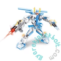 AlleBlox - Robot Union Robot, kék 223 db-os építőkocka játékszett (AB8031)