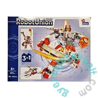 AlleBlox - Robot Union Robot, piros 201 db-os építőkocka játékszett (AB8033)