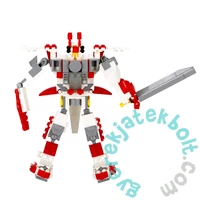 AlleBlox - Robot Union Robot, piros 201 db-os építőkocka játékszett (AB8033)