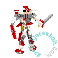 AlleBlox - Robot Union Robot, piros 201 db-os építőkocka játékszett (AB8033)