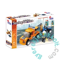 AlleBlox - TowingService Autómentő 124 db-os építőkocka játékszett (AB4012)