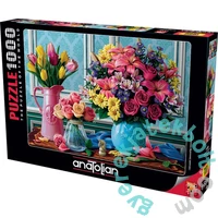Anatolian 1000 db-os puzzle - Flowers in Vases (1130)