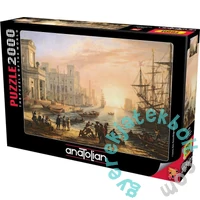 Anatolian 2000 db-os puzzle - Sea Port At Sunset (3970)