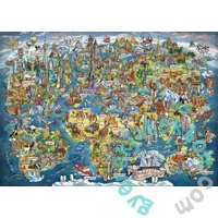Anatolian 3000 db-os puzzle - Wonderful World Map (4923)