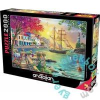 Anatolian 2000 db-os puzzle - Beautiful Sunset in the Town (3955)