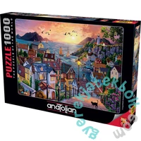 Anatolian 1000 db-os puzzle - Coastal Town at Sunset (1098)