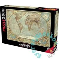 Anatolian 2000 db-os puzzle - World Map (3935)