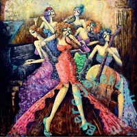 Anatolian 1024 db-os square puzzle - Ladies Orchestra (1014)