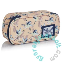 HS-165 Gémek iskolatáska, hátizsák tolltartóval - 4 rekeszes - Hash