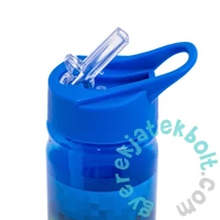 Aqua Pure szívószálas műanyag kulacs - 450 ml - Blue Pixel (511025003)