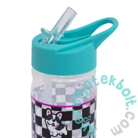 Aqua Pure szívószálas műanyag kulacs - 450 ml - Cute Puppy (511025011)