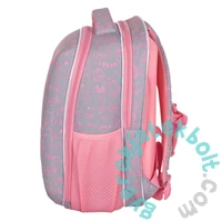 Cicás ergonomikus iskolatáska, hátizsák - 2 rekeszes - Pinky Kitty - Astrabag