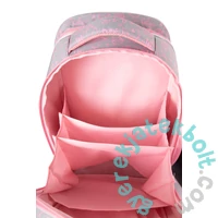 Cicás ergonomikus iskolatáska, hátizsák - 2 rekeszes - Pinky Kitty - Astrabag