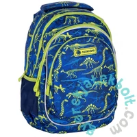 Dinoszauruszos ergonomikus iskolatáska, hátizsák - 4 rekeszes - Astrabag