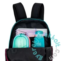  Head Black ergonomikus iskolatáska, hátizsák - 3 rekeszes - 44 cm - Pink, Mint (502026028)