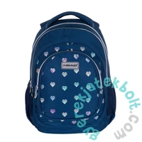 Holo Splash Hearts ergonomikus iskolatáska, hátizsák - 3 rekeszes - Head
