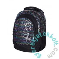 Holo Neon Kitty cicás ergonomikus iskolatáska, hátizsák - 3 rekeszes - Hash