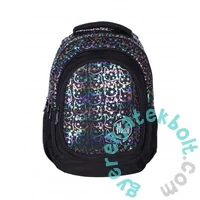 Holo Neon Kitty cicás ergonomikus iskolatáska, hátizsák - 3 rekeszes - Hash