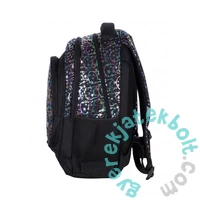 Holo Neon Kitty cicás ergonomikus iskolatáska, hátizsák - 3 rekeszes - Hash
