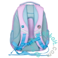 Unikornis ergonomikus iskolatáska, hátizsák - Holo Unicorns Heart - 3 rekeszes - Head