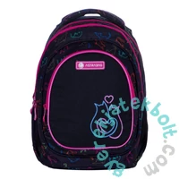 LOVE cicás iskolatáska, hátizsák mellpánttal - 3 rekeszes - Astrabag