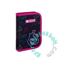  LOVE cicás felszerelt kihajtható tolltartó - Astrabag