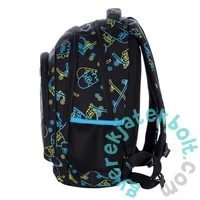 Neon Skate foszforeszkáló ergonomikus iskolatáska, hátizsák - 3 rekeszes - Astrabag (502022006)