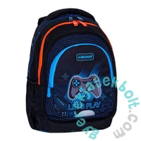 New Game Level ergonomikus iskolatáska, hátizsák - 2 rekeszes - Head - 39 cm (502024040)