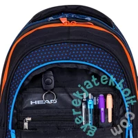 New Game Level ergonomikus iskolatáska, hátizsák - 2 rekeszes - Head - 39 cm (502024040)