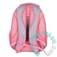 Cicás ergonomikus iskolatáska, hátizsák - 3 rekeszes - Pinky Kitty - Astrabag