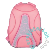 Cicás ergonomikus iskolatáska, hátizsák - 3 rekeszes - Pinky Kitty - Astrabag