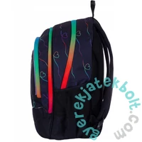 Rainbow Bunny nyuszis ergonomikus iskolatáska, hátizsák - 3 rekeszes - Hash